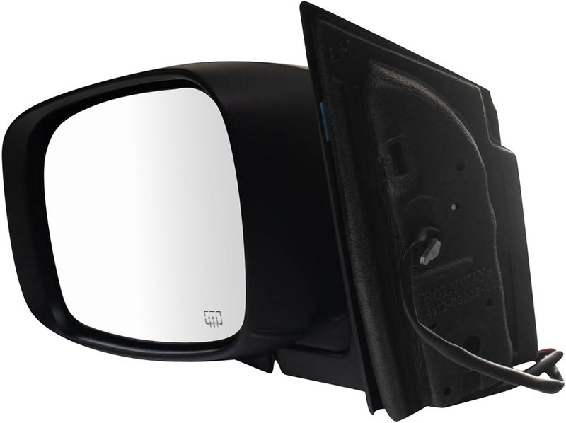 TRQ Driver & Passenger Side Mirror Set Power Manual Folding Compatible with 2008-2010 Chrysler Town & Country Dodge Grand Caravan CH1320291 CH1321291 - Image 5